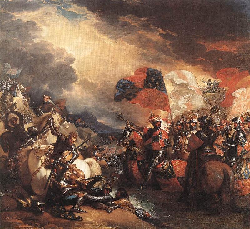 Edward III Crossing the Somme, Benjamin West